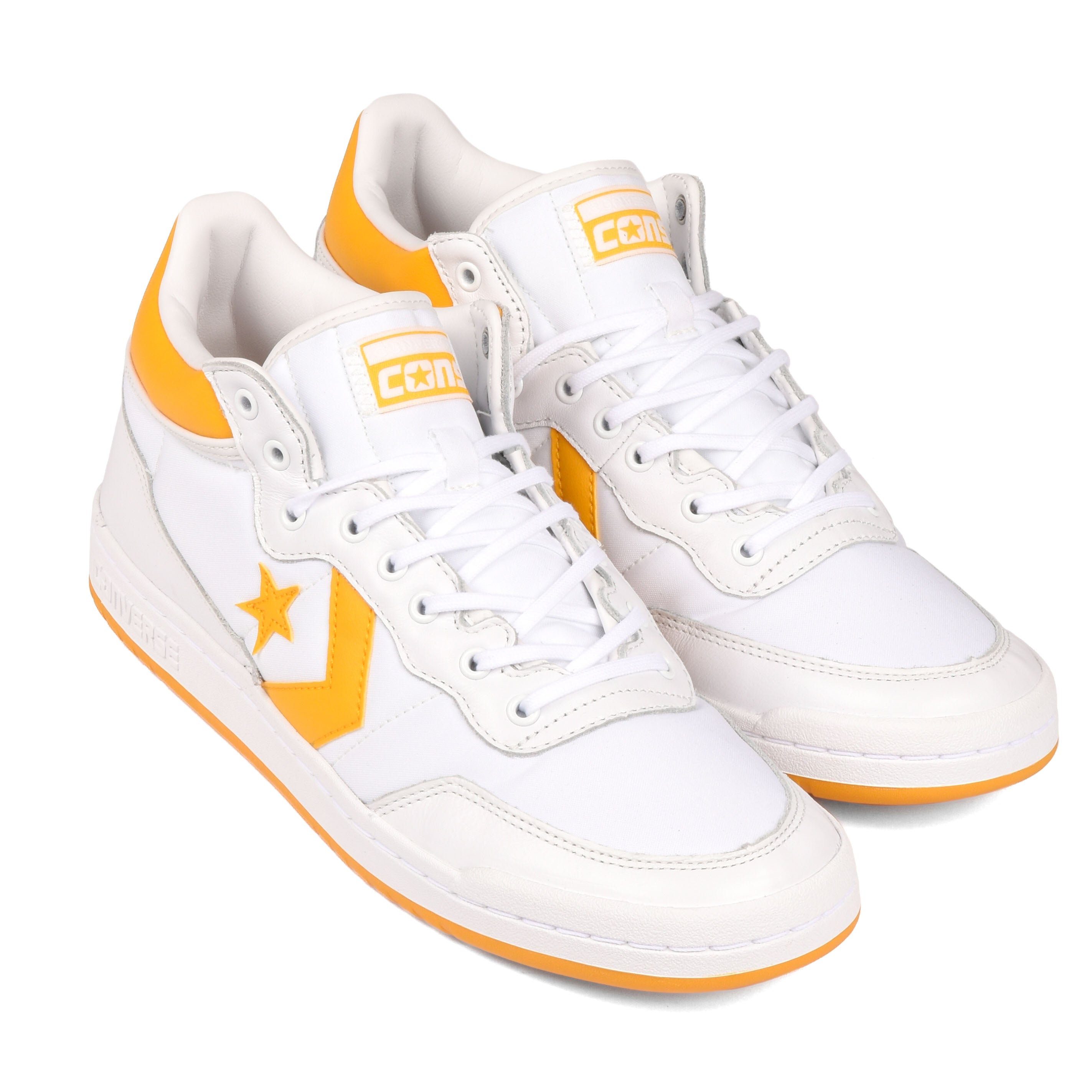 Converse Cons - Fastbreak Pro Mid (White/Light Yellow/White) *SALE