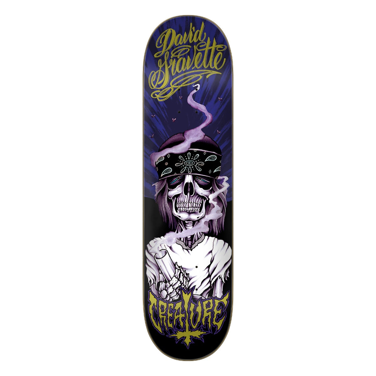 Creature - David Gravette Hippie Skull 20th Deck (8.3")