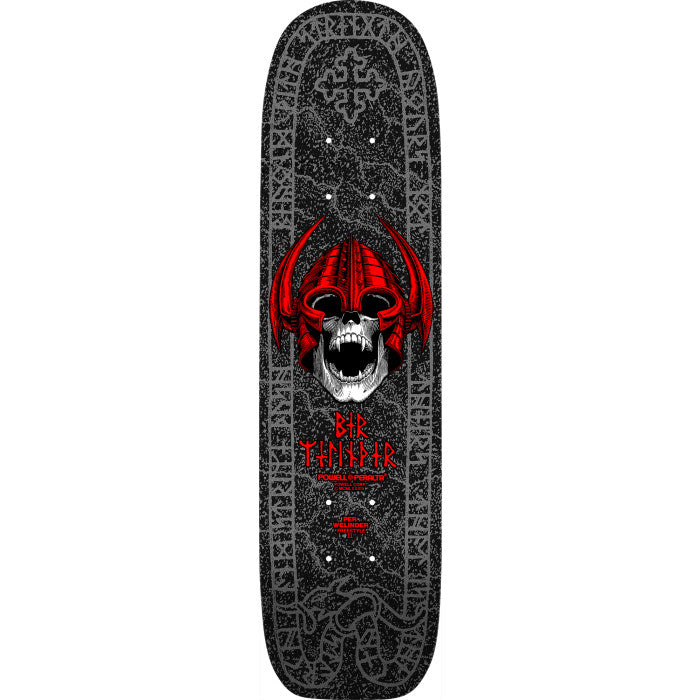 【keizo】SKULLS &amp; FLOWER DECK (BLACK) Krooked Flowers Embossed 8.5