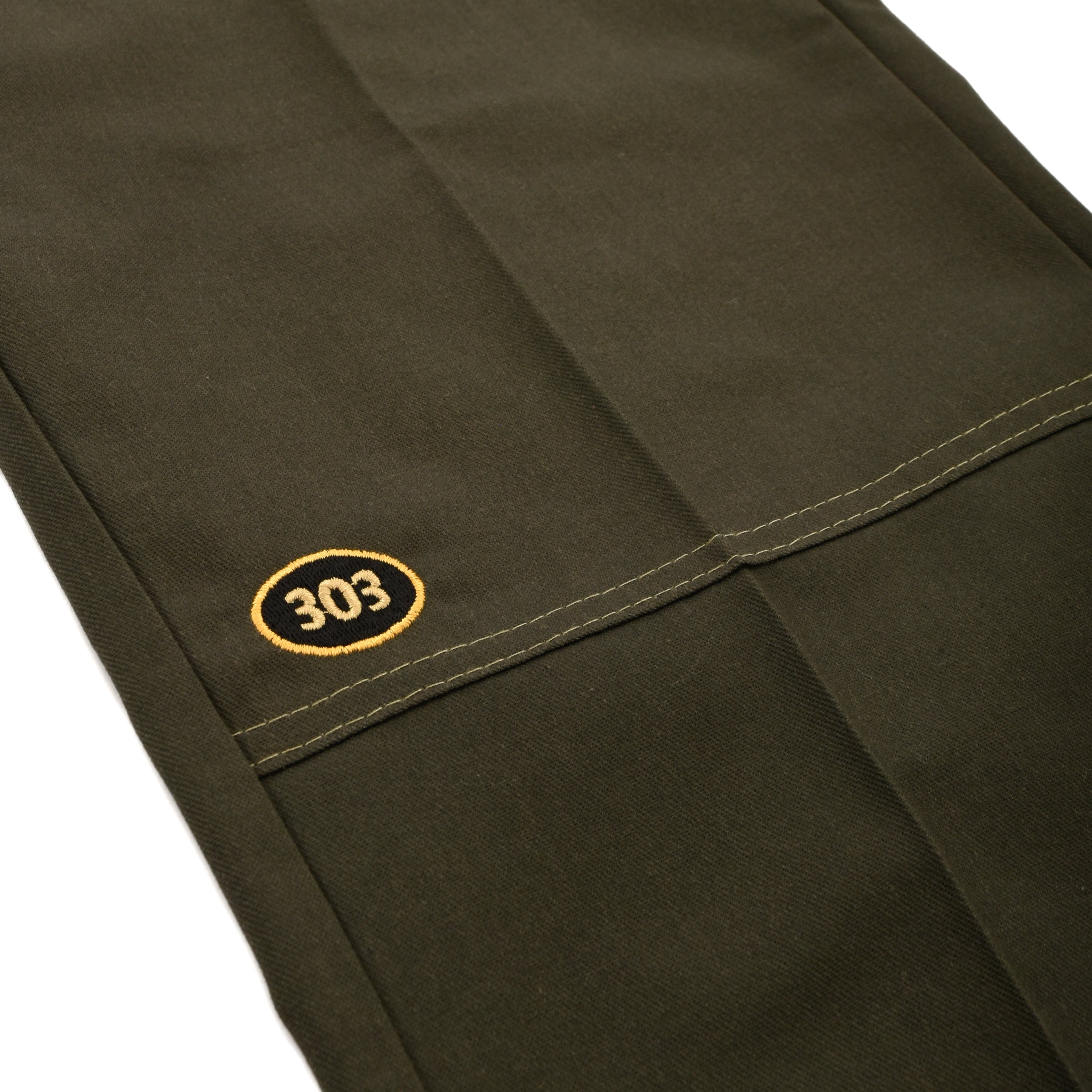 303 Boards - 303 X Paky Wild Frontier X Dickies  Skateboarding Regular Fit Double Knee Pants (Olive Green) *SALE