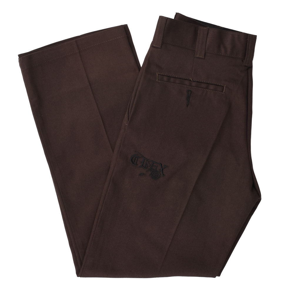 303 Boards - 303 CLFX Rose x Dickies Skateboarding Regular Fit Twill Pants (Chocolate Brown)