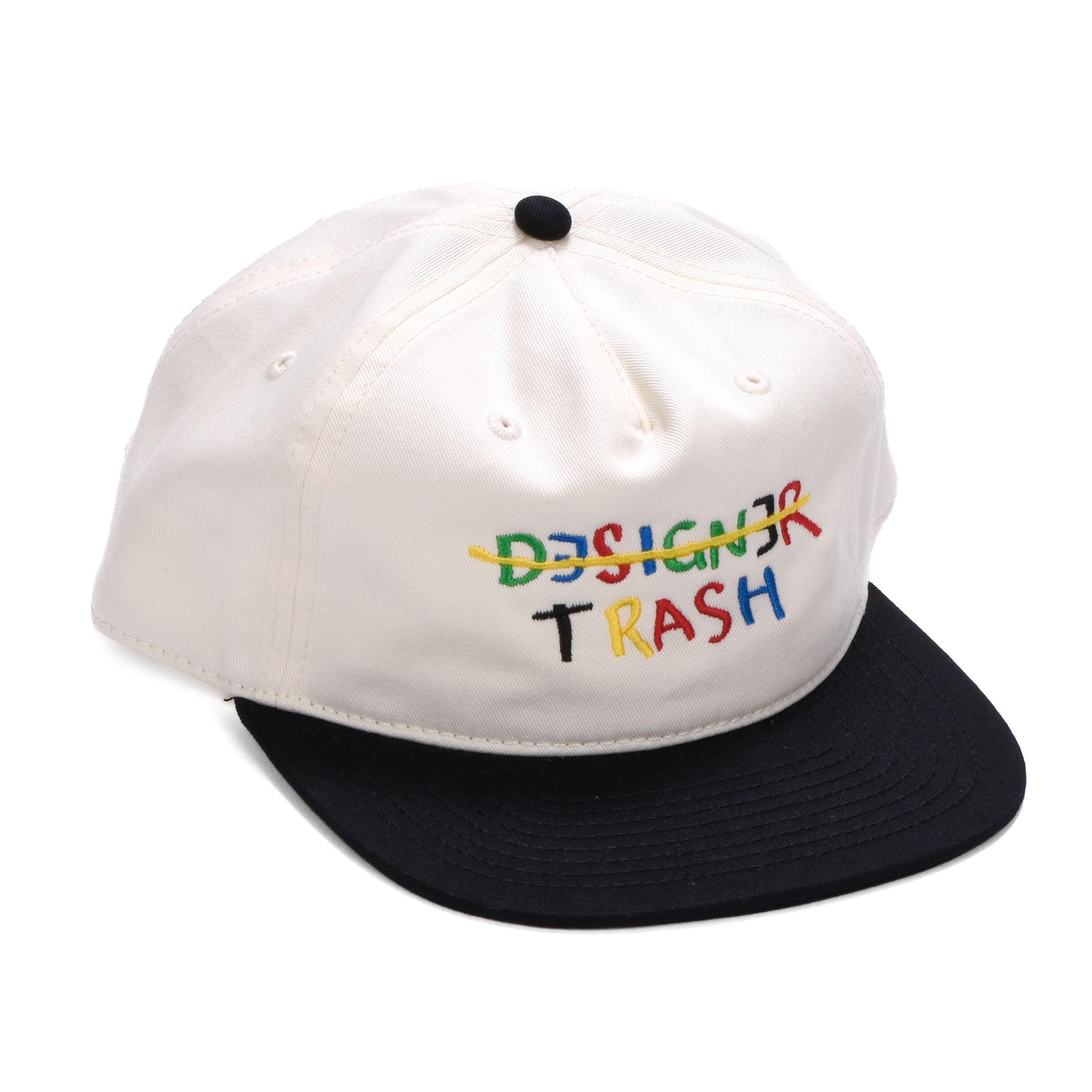 Designer Trash - Scribble Hat (White/Black)