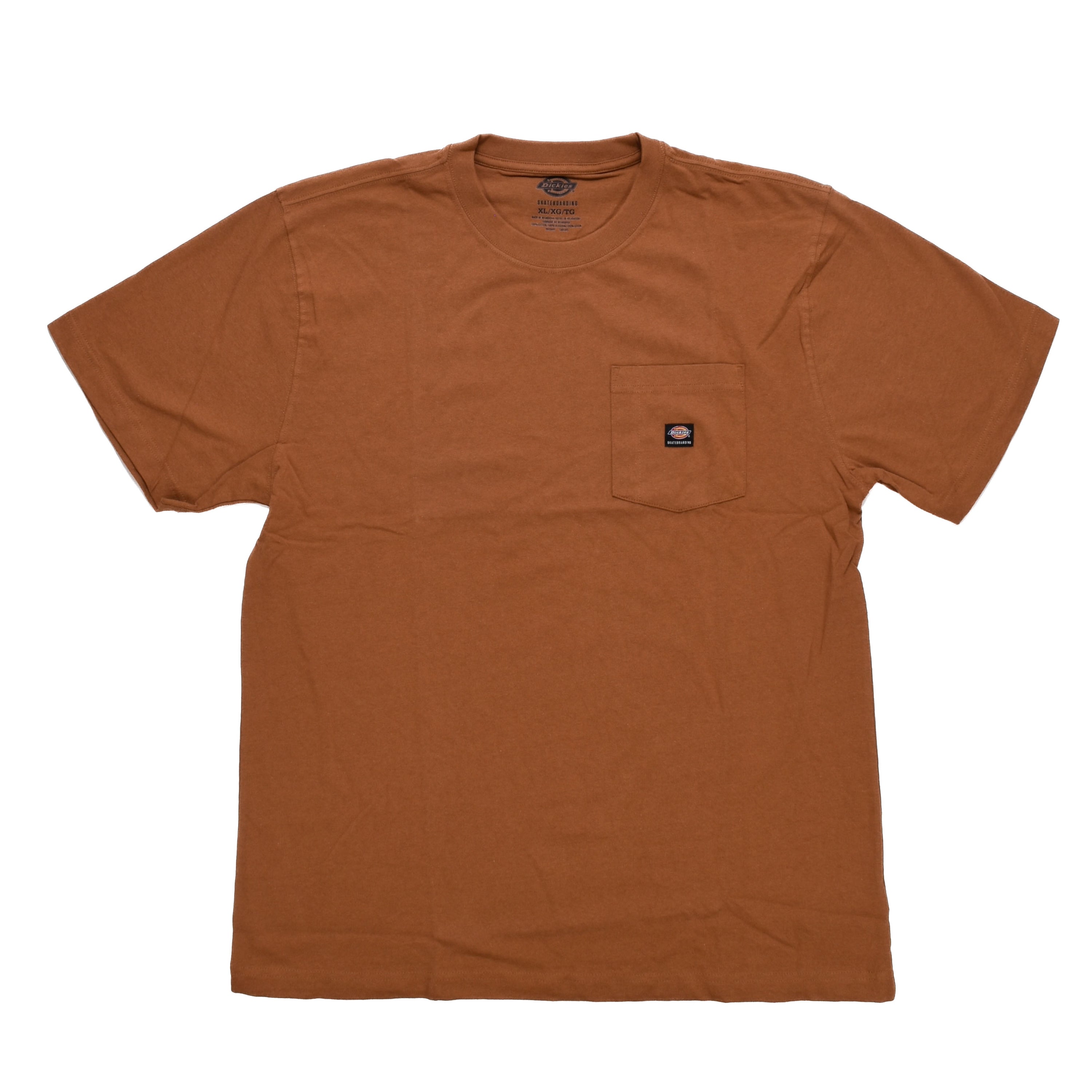 Dickies - Dickies Skateboarding Heavyweight Short Sleeve Pocket Tee (Black/Brown)