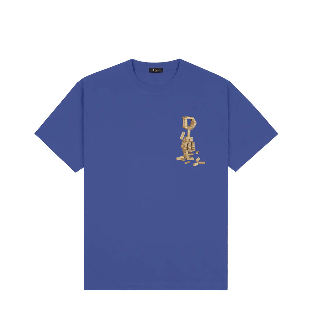 【DIME】DIME Blocks T-Shirt / Indigo Dime - Blocks Tee (Indigo) *SALE – 303boards.com