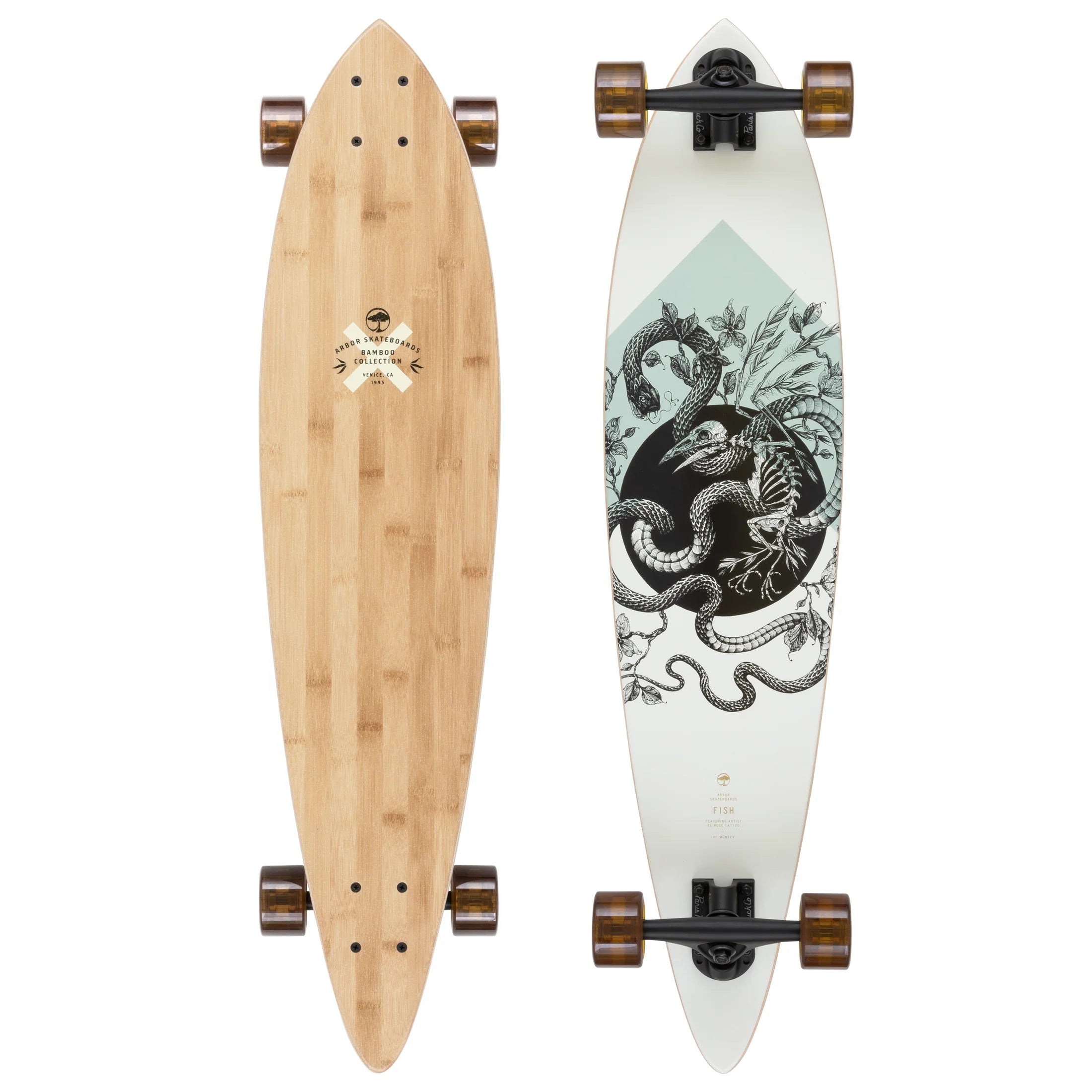 Arbor - Fish Bamboo Artist Longboard Complete