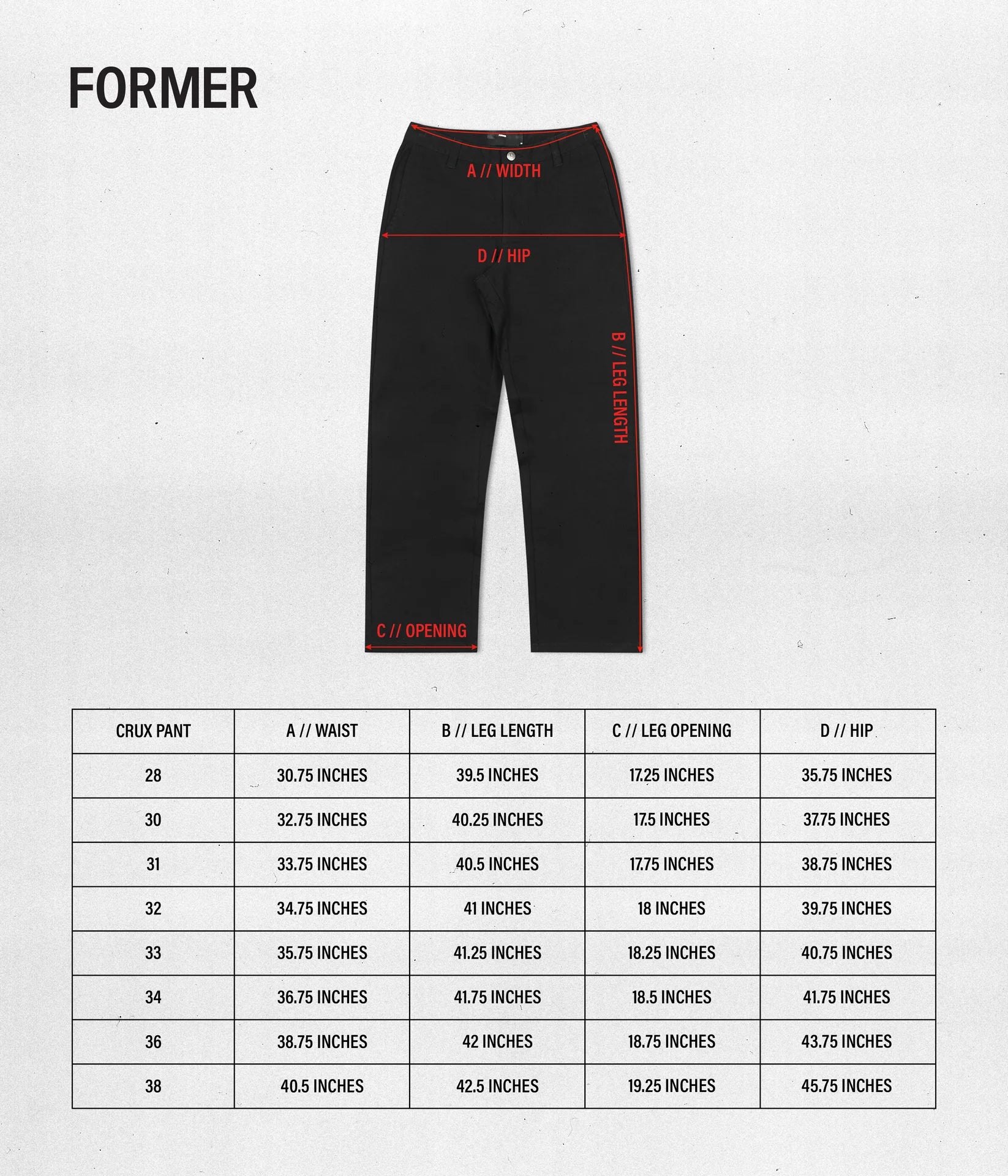 Former - Crux Pant (Choc)