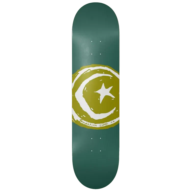 Foundation - Star and Moon Green Deck (8.25")