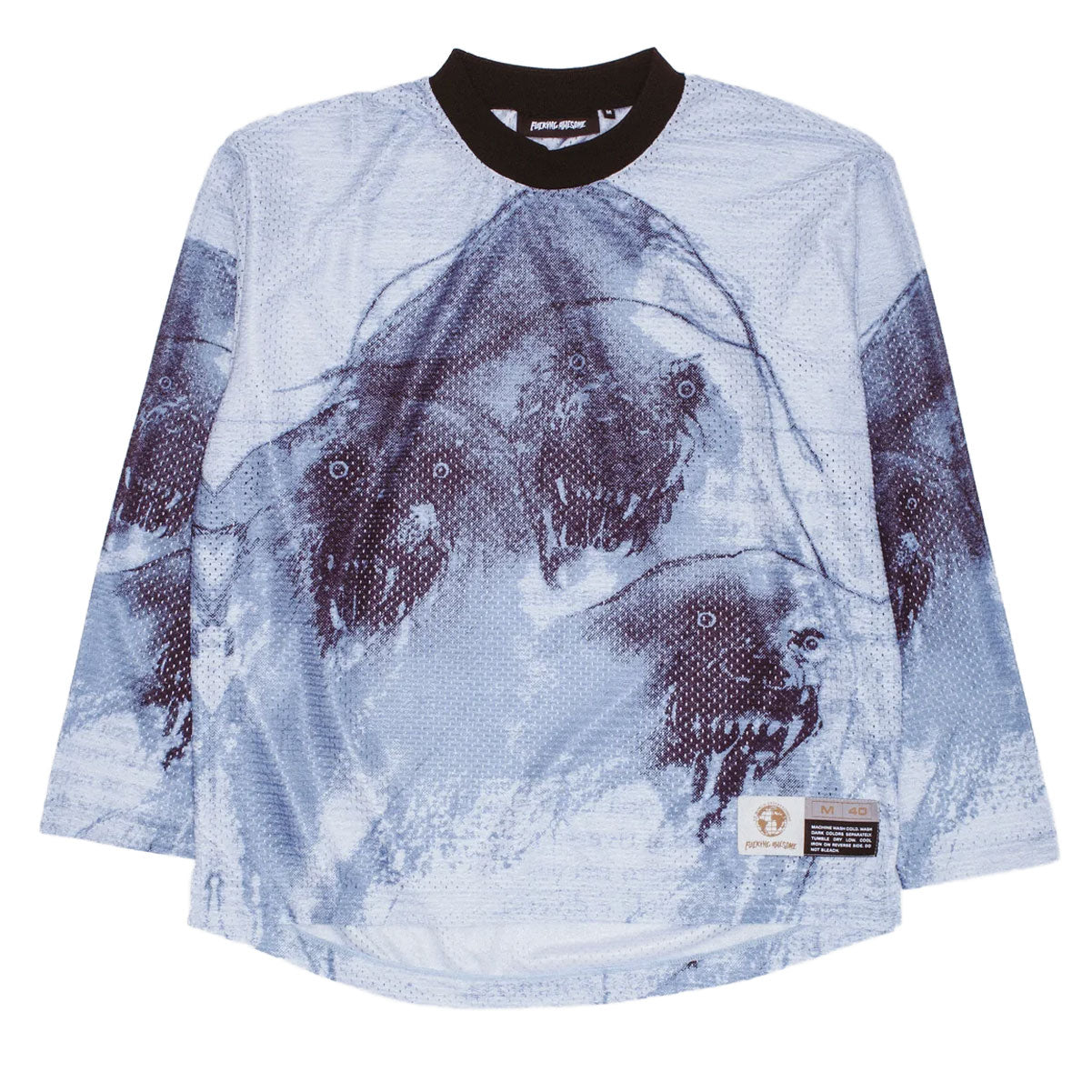 トップス fucking awesome CERBERUS MOTO JERSEY Fucking Awesome - Cerberus Moto Jersey (White) – 303boards.com