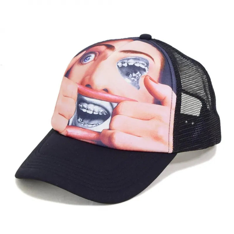 Fucking Awesome - Brace Face Trucker Hat (Black)