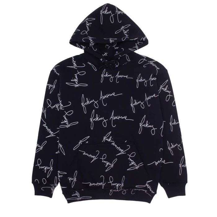 Fucking Awesome - Cursive Hoodie (Black) *SALE