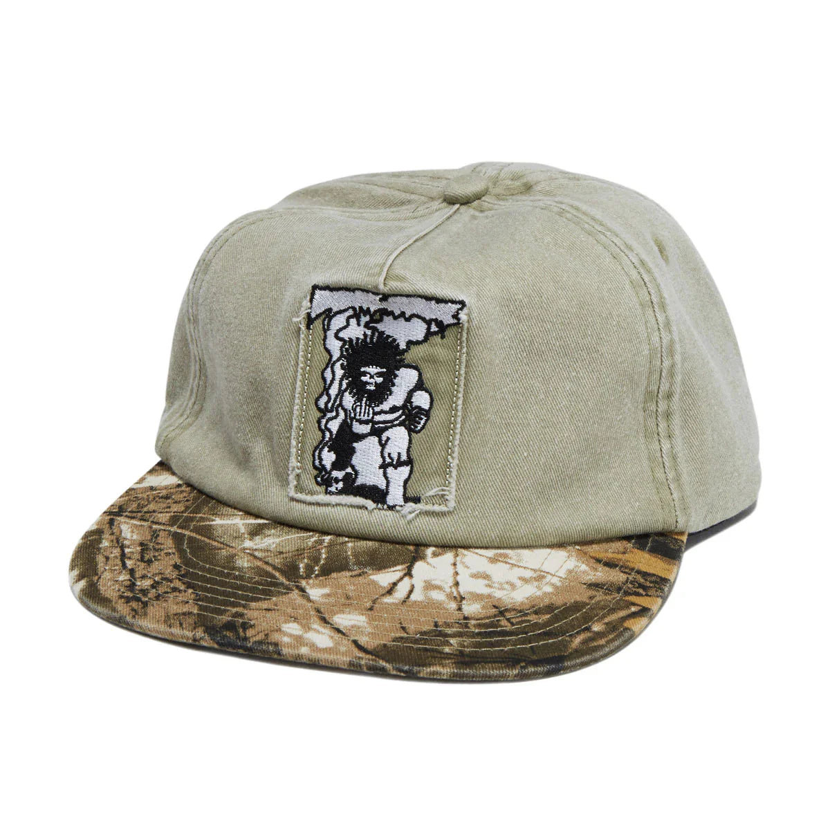 Fucking Awesome - FU Patch Snapback Hat (Black/Realtree)