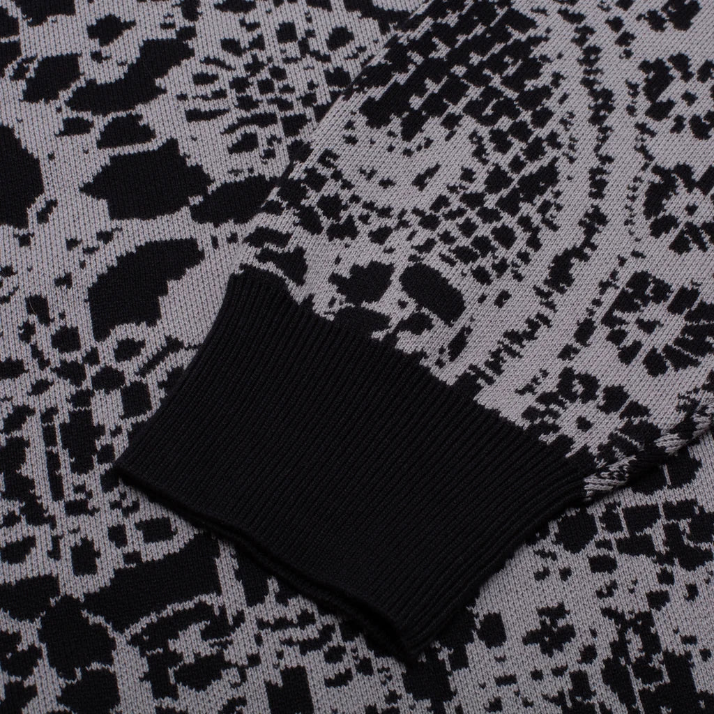 GX1000 - Jacquard Knit Sweater Laced (Grey/Black)