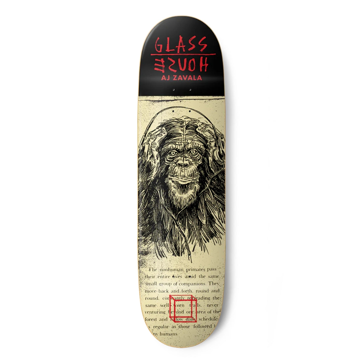 Glass House - Aj Zavala Hear No Evil Deck (8.5")