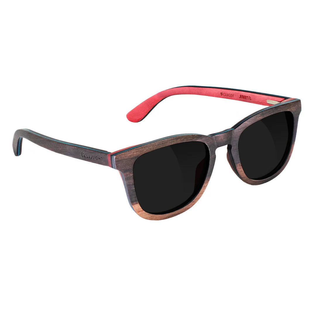 Glassy - Glassy x Coors Wood Frame Sunglasses