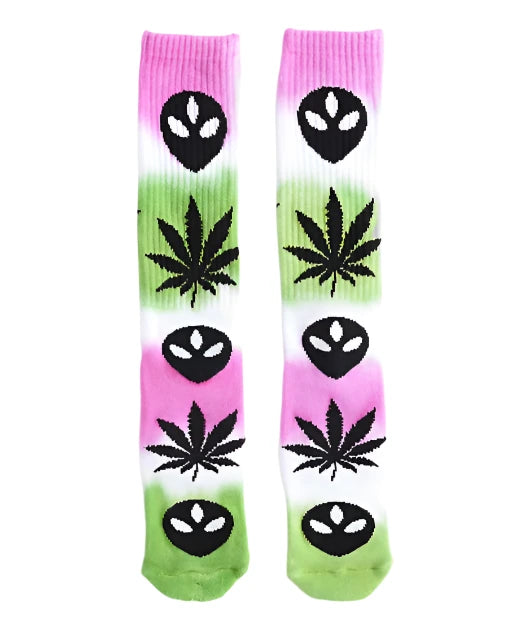 Huf - Huf x Alien Labs Crew Socks (Tie Dye)