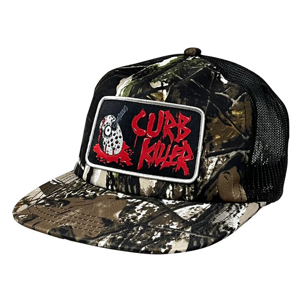 Heroin - Curb Killer Trucker Snapback Hat (Camo)