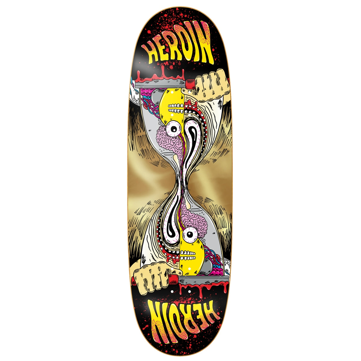 Heroin - Merged Razoregg Gold Deck (9.75")