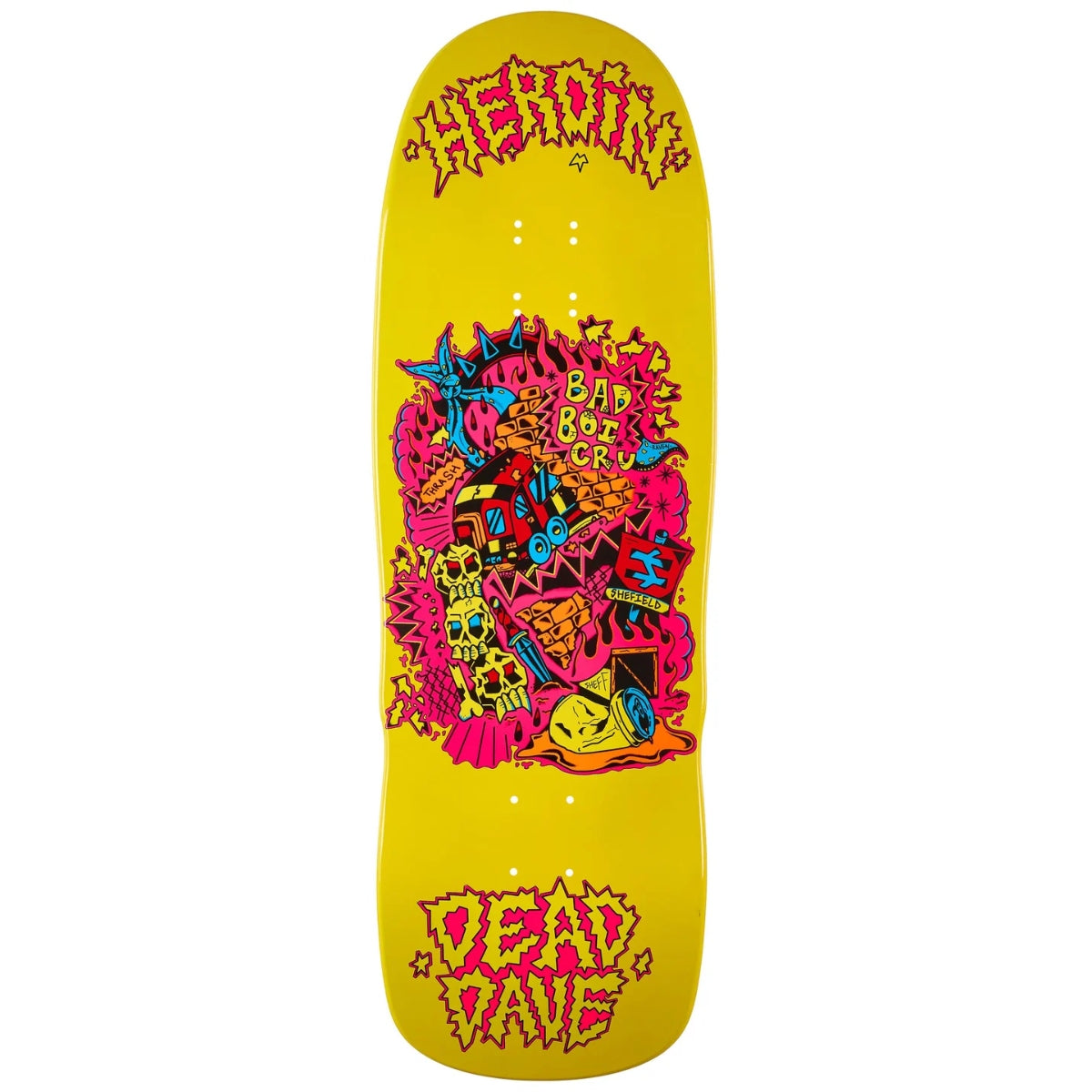 Heroin - Dead Dave Trainlines Deck (10.125")