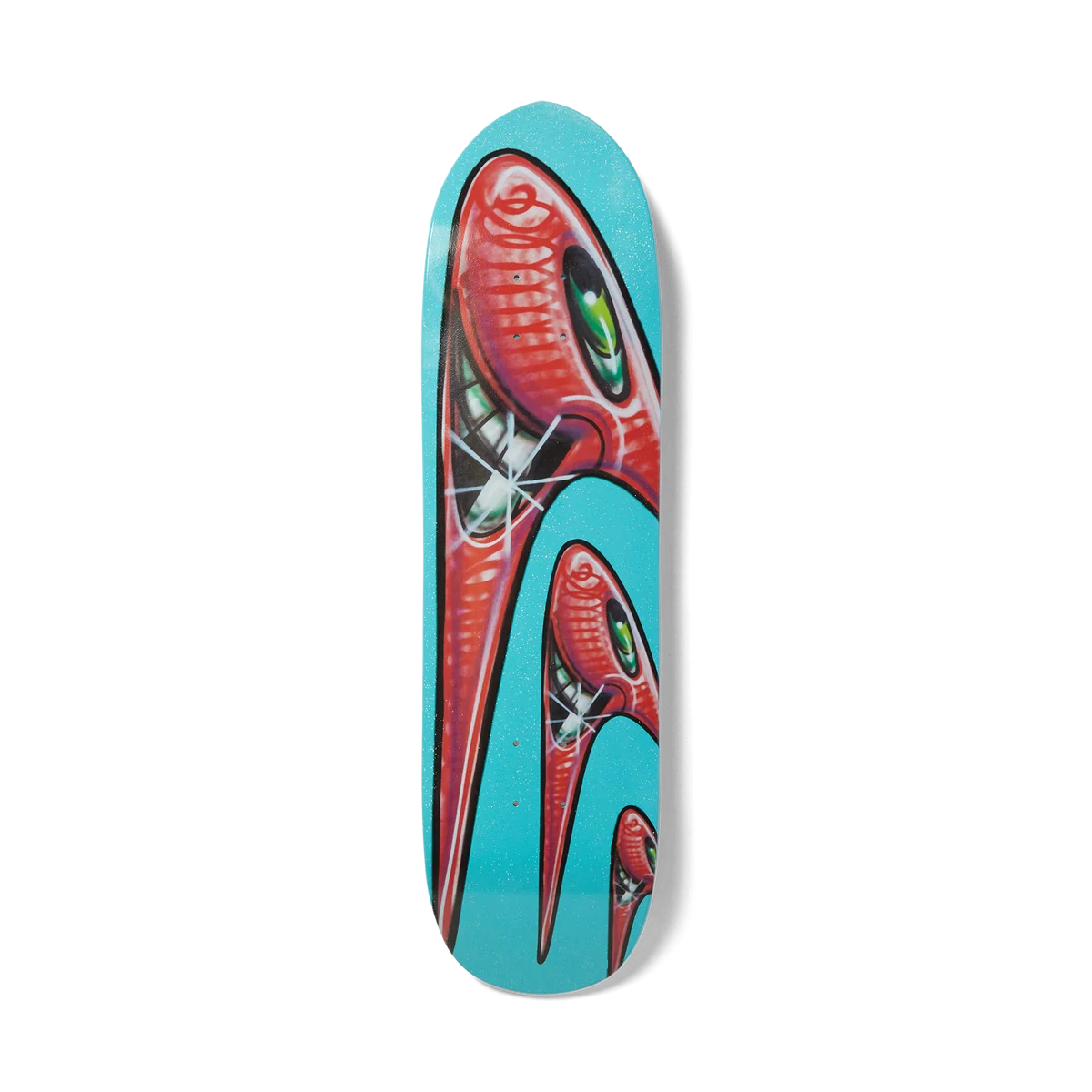 Huf - Kenny Scharf Karbombz! Teal Cruiser Deck (8.5")