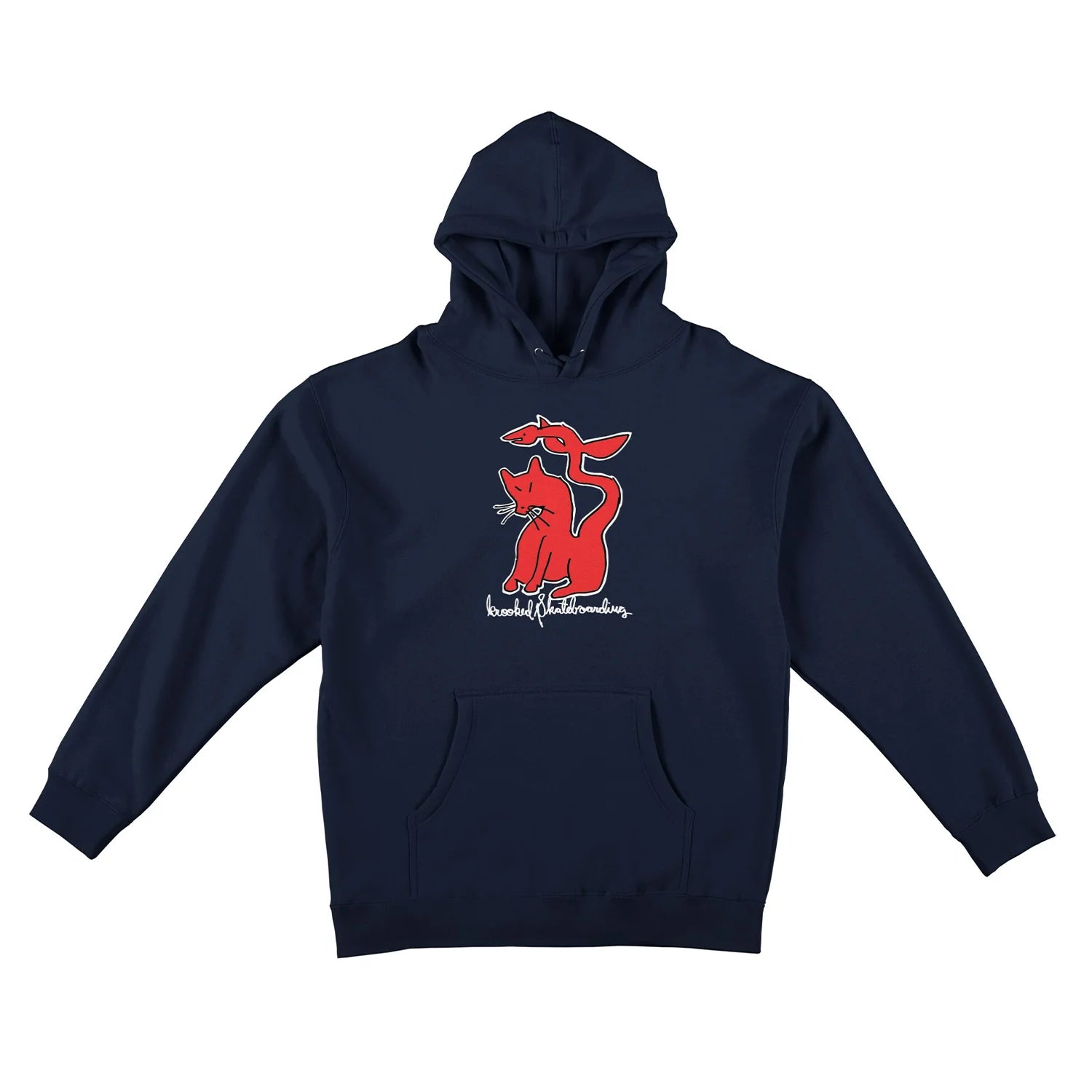 Krooked - Kat Serpent Hoodie (Navy)