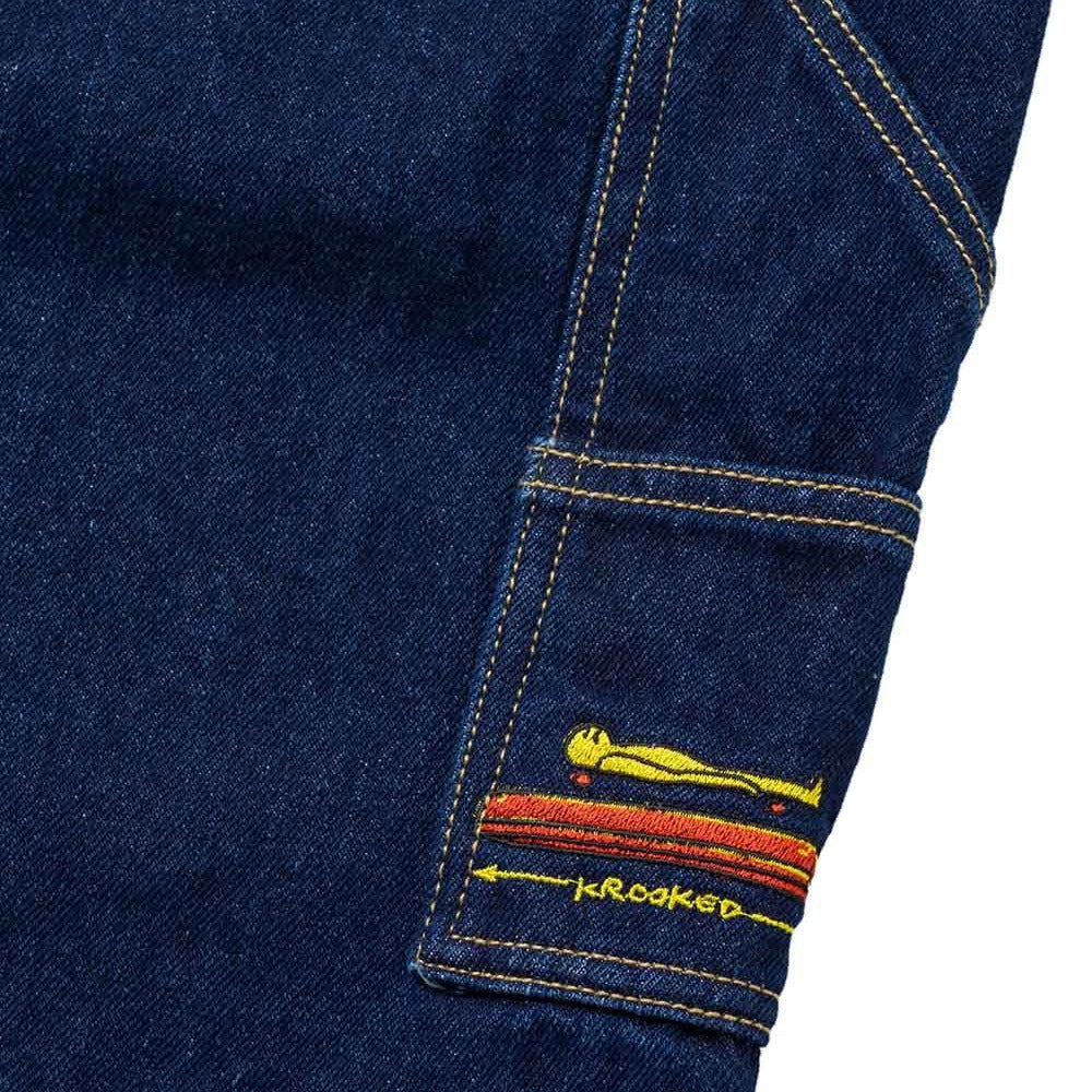 Krooked - Koffin Carpenter Pants (Dark Denim) – 303boards.com