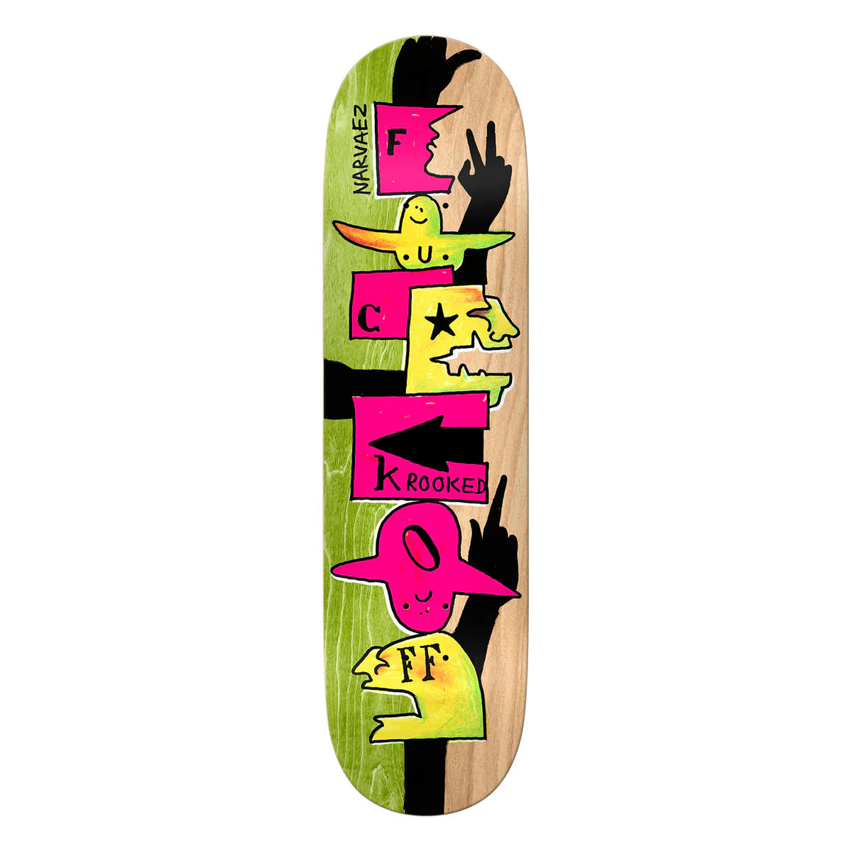 Krooked - Sam Narvaez F-Off Deck (8.38")