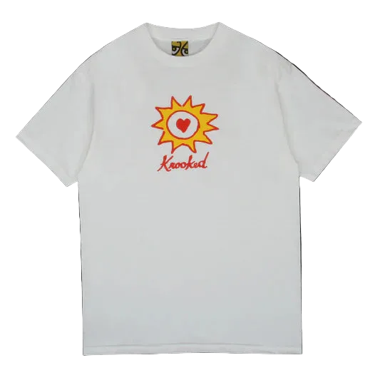 Krooked - Sun Heart Shirt (White)
