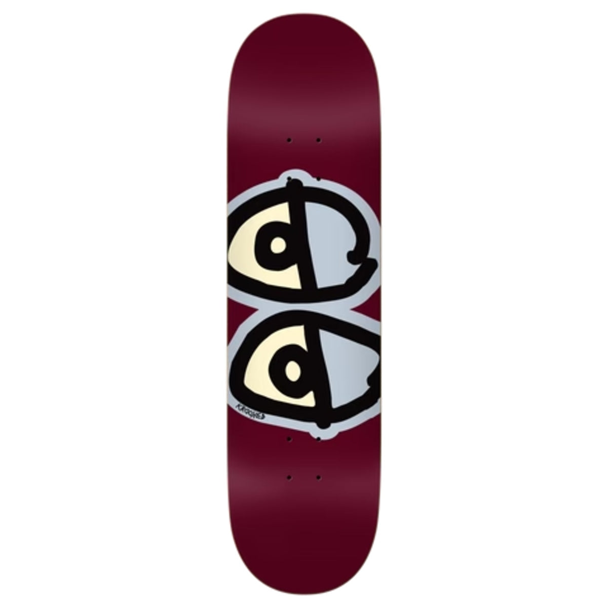 Krooked - Team Eyes Maroon Deck (8.75")