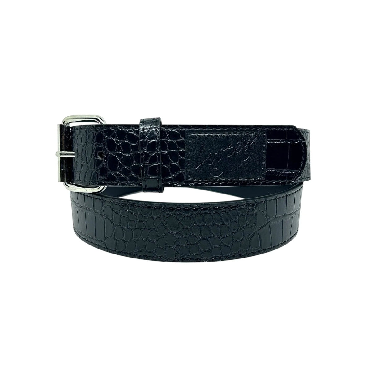 Loosey - Croc Skin Belt (Black)