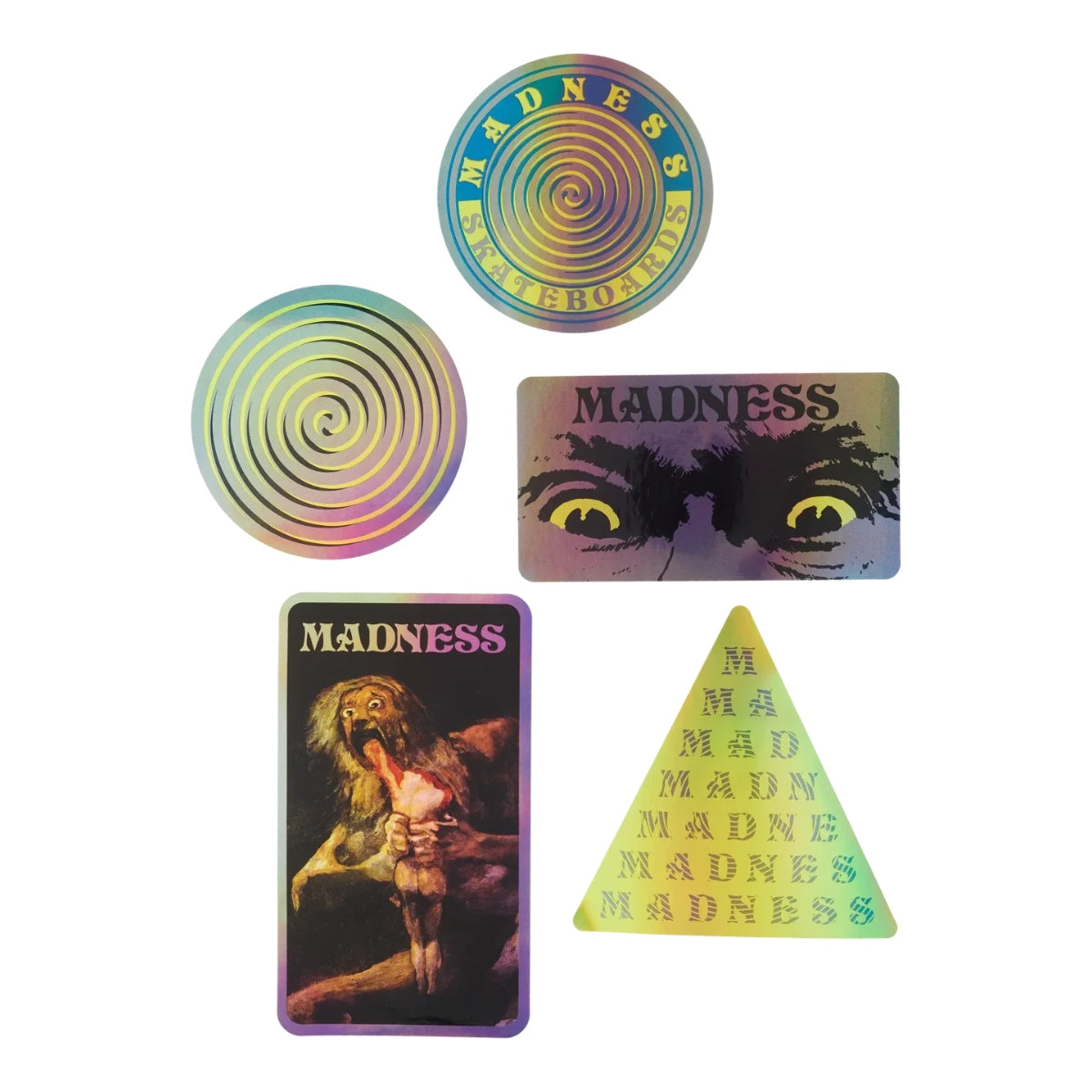 Madness - Insane Assorted Sticker 5 Pack