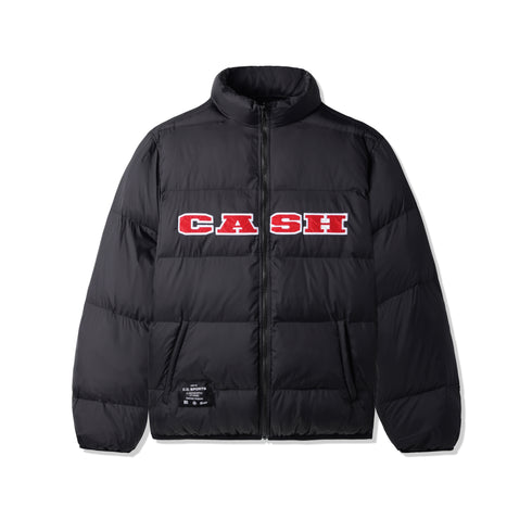 Cash Only - Money Bags Puffer Jacket (Black)