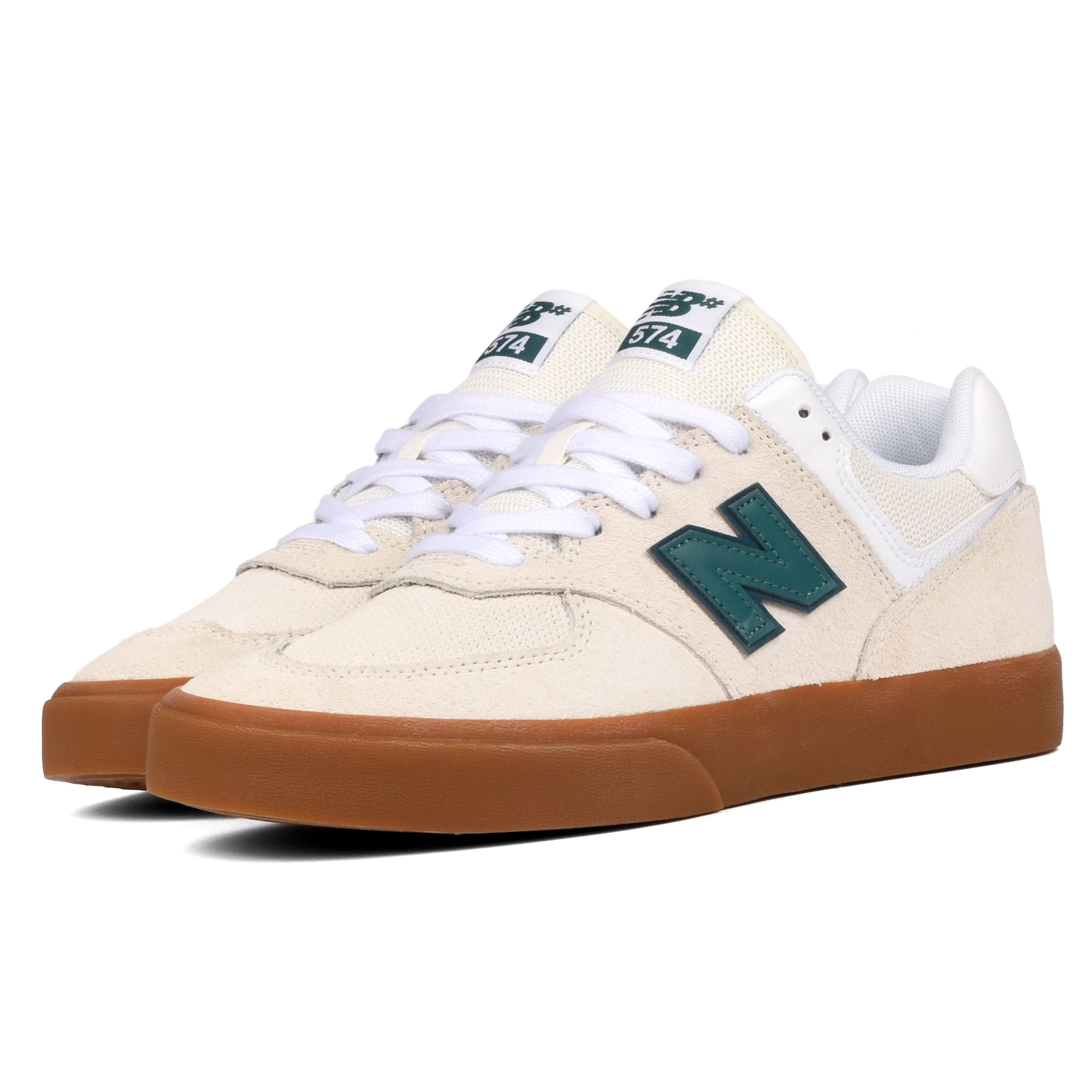 New Balance - 574 VWG (White/Green)*SALE