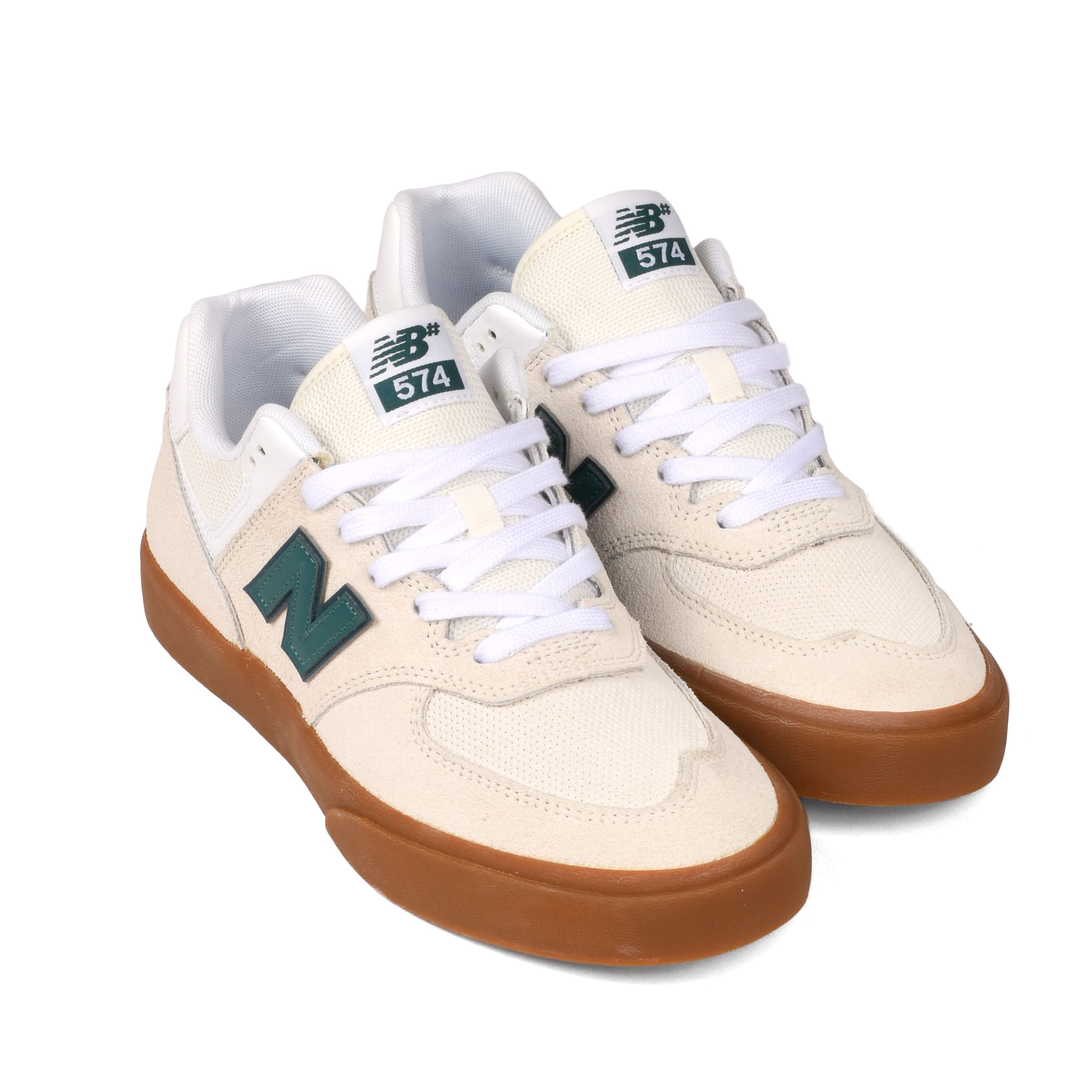 New Balance - 574 VWG (White/Green)*SALE