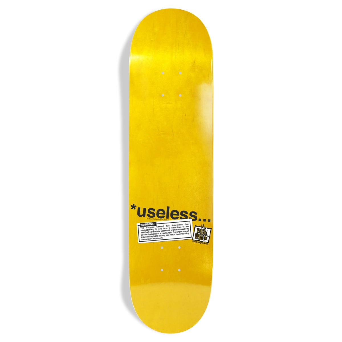 New Deal - Useless Wooden Toys NTSC Deck (8.5")