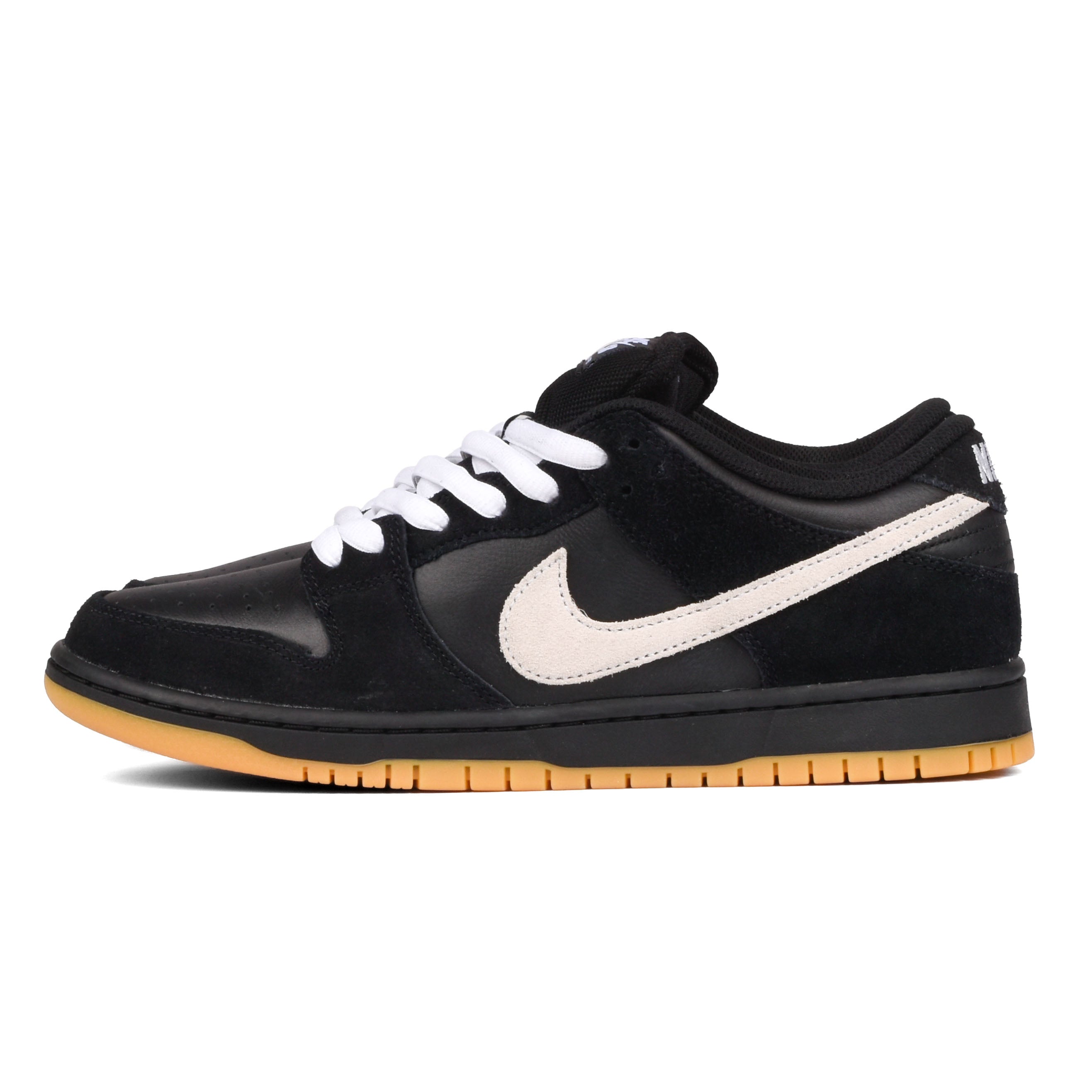 Nike SB - Dunk Low Pro  (Black/White-Black-Gum Light Brown)
