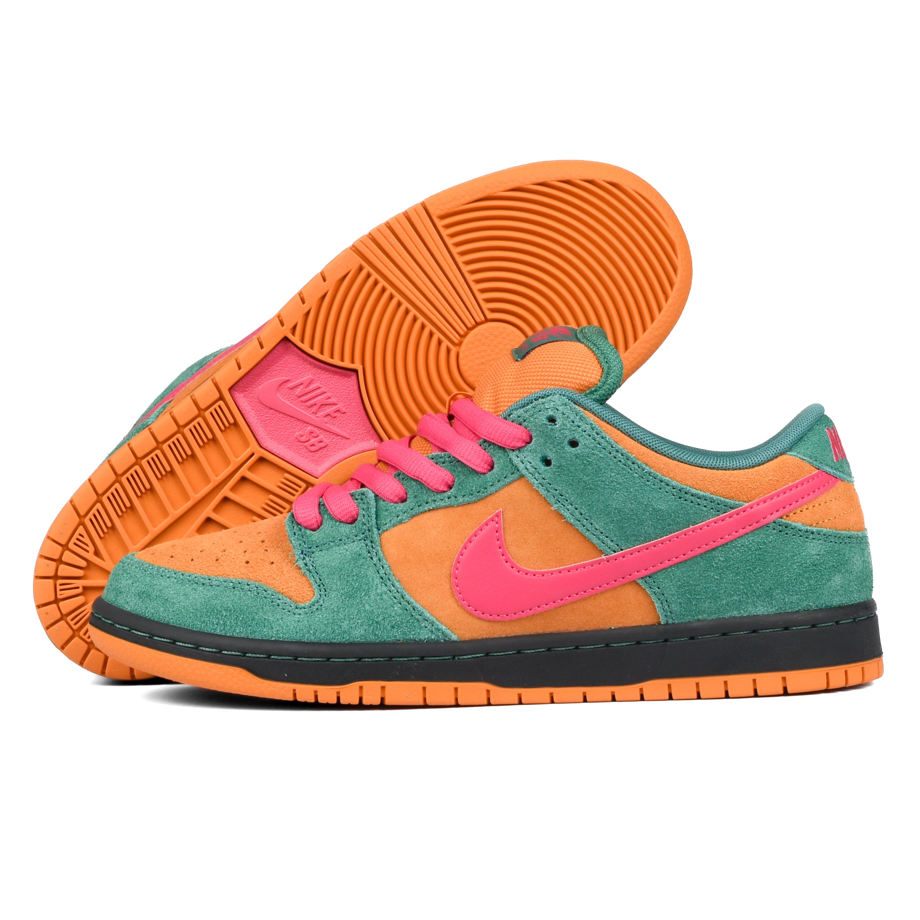 Nike SB - Dunk Low Pro (Green Noise/Light Curry/Off-Noir/Watermelon)