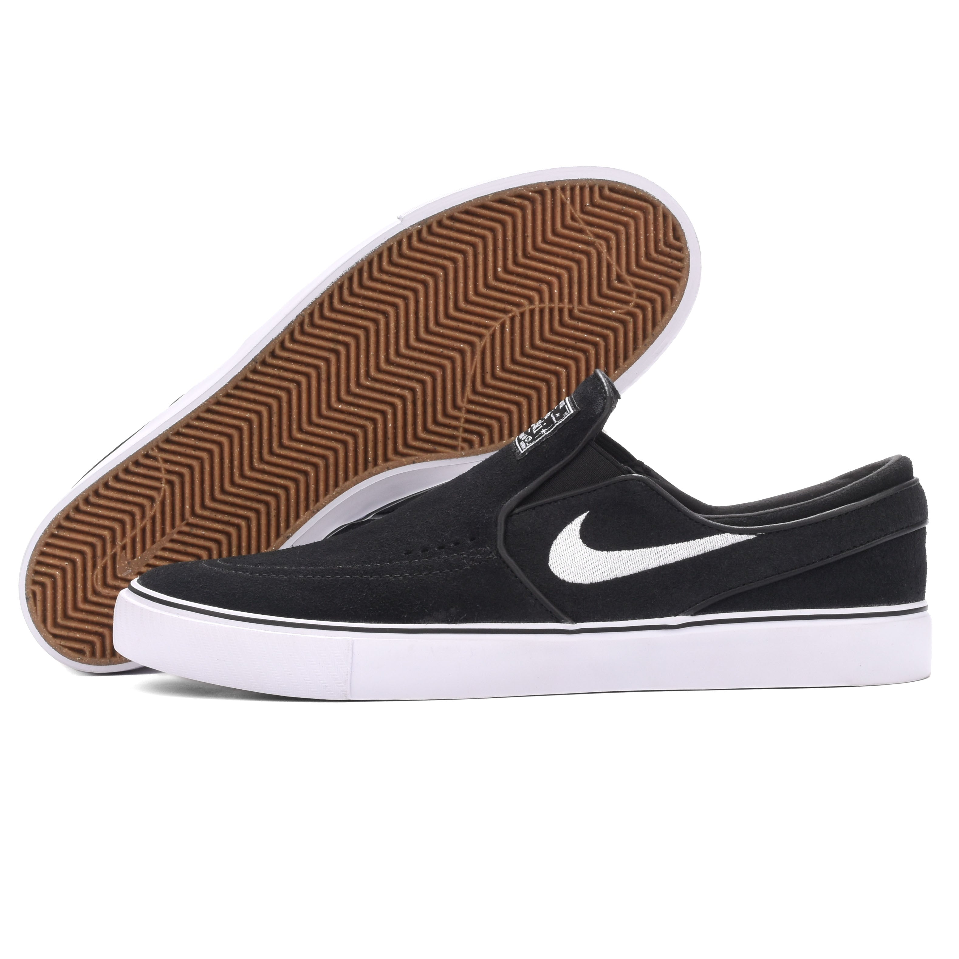 Nike SB - Janoski+ Slip (Black/White-Black-Black) – 303boards.com