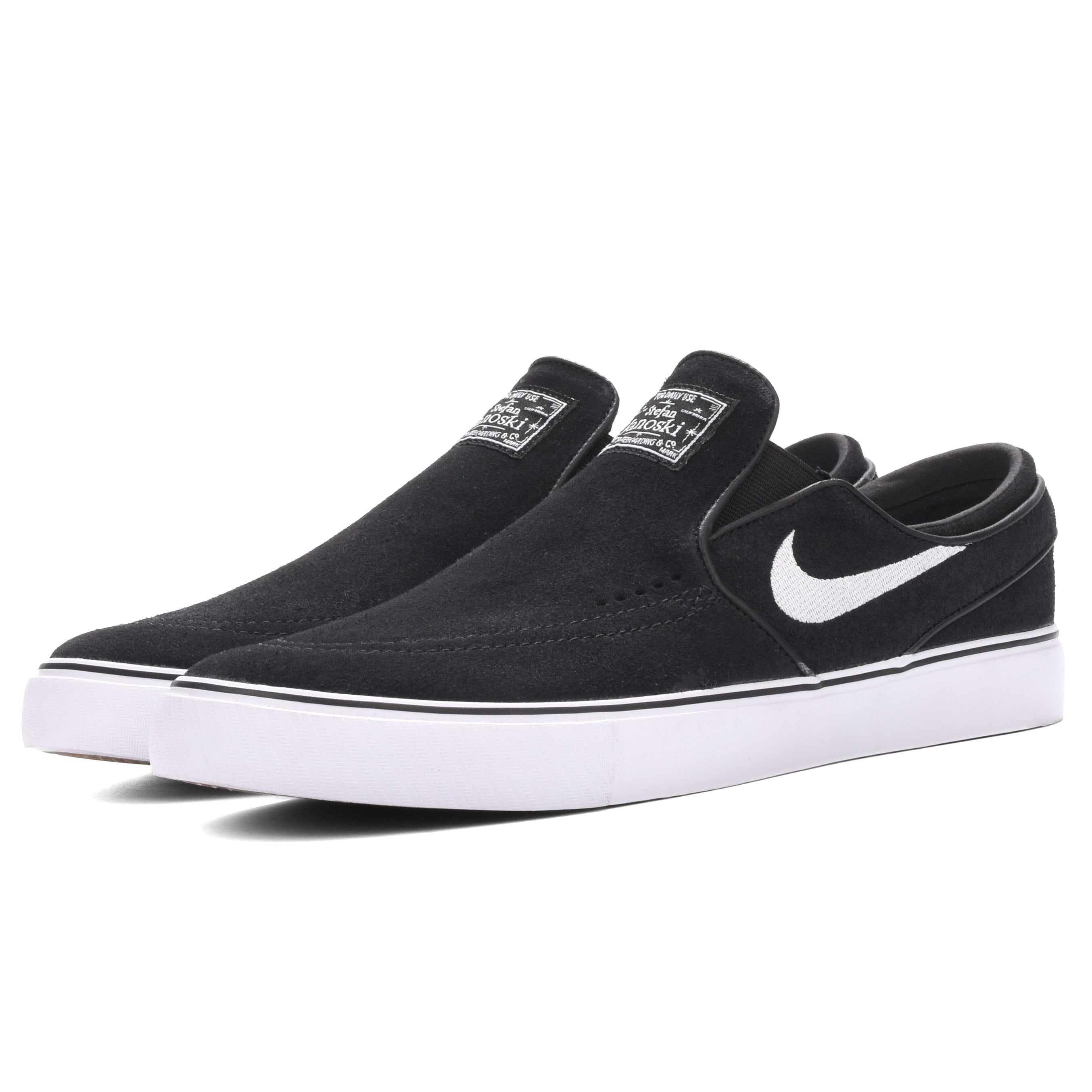 Nike SB - Janoski+ Slip (Black/White-Black-Black)