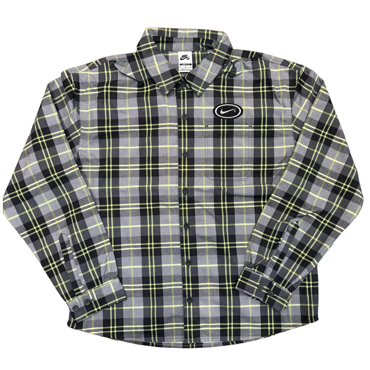 Nike SB - Nike SB X Eric Koston Skate Flannel (Dk Smoke Grey/Volt) *SALE