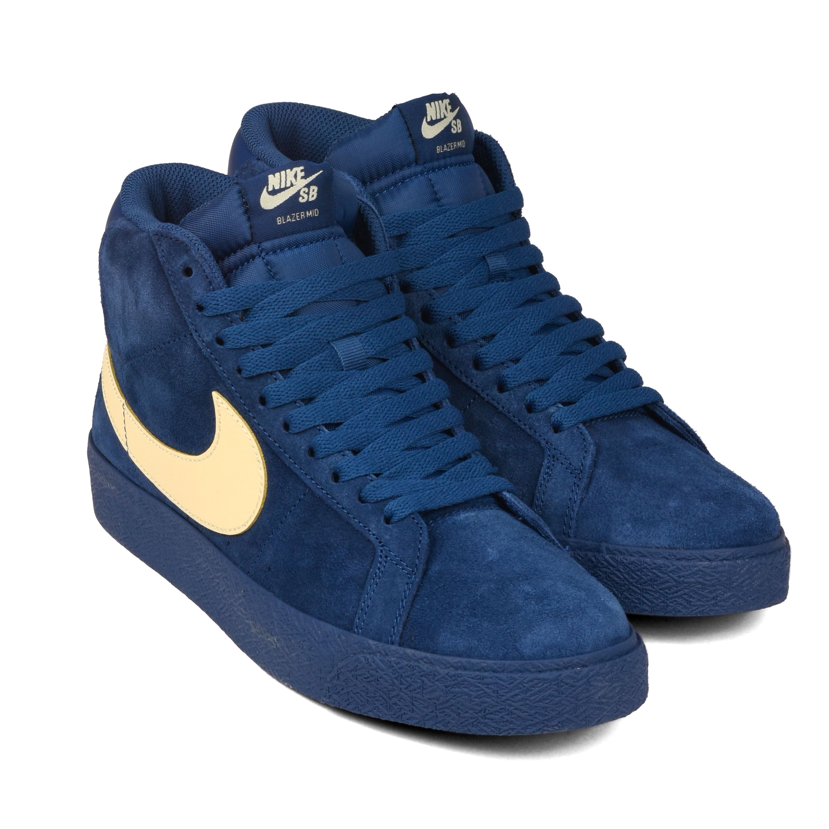 Nike SB - Zoom Blazer Mid (Coastal Blue/Coastal Blue/Pale Yellow