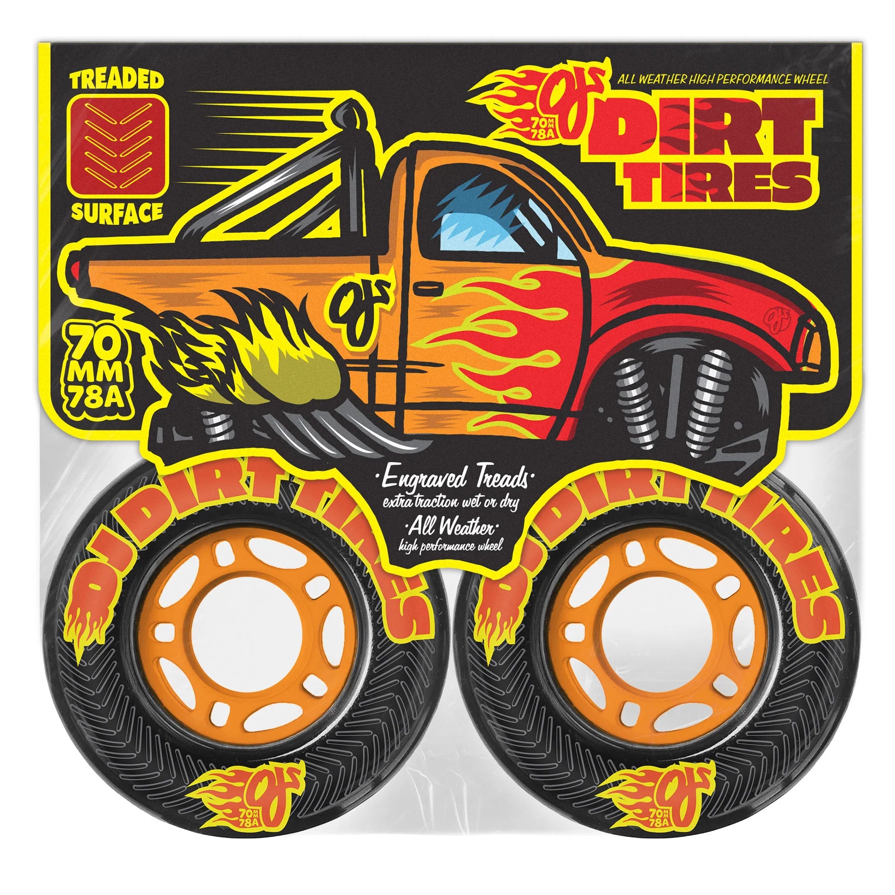 OJ - Dirt Tires Thunder Juice 78a Wheels (70mm)