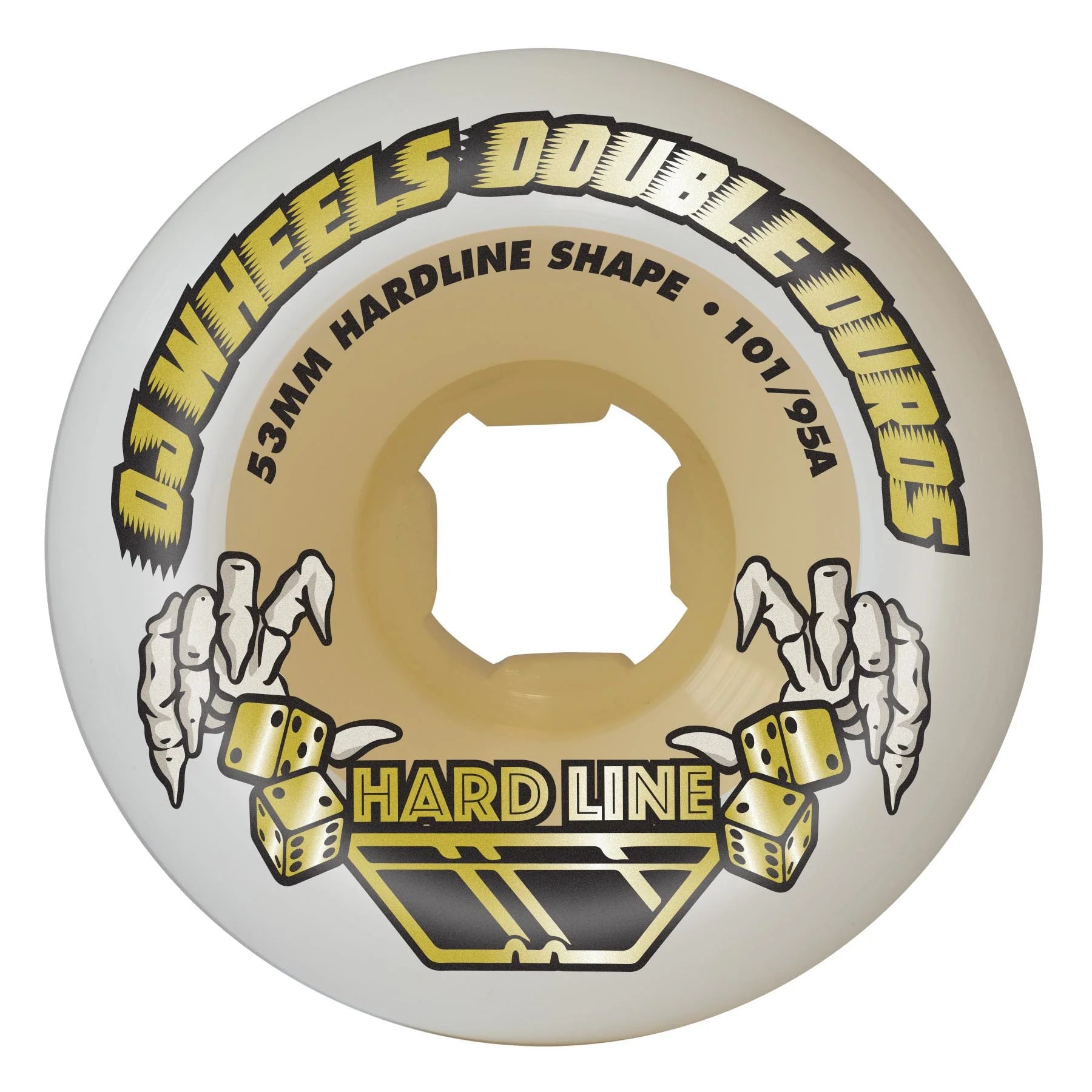 OJ - Double Duro Gum Hardline 101a/95a Wheels (53mm)