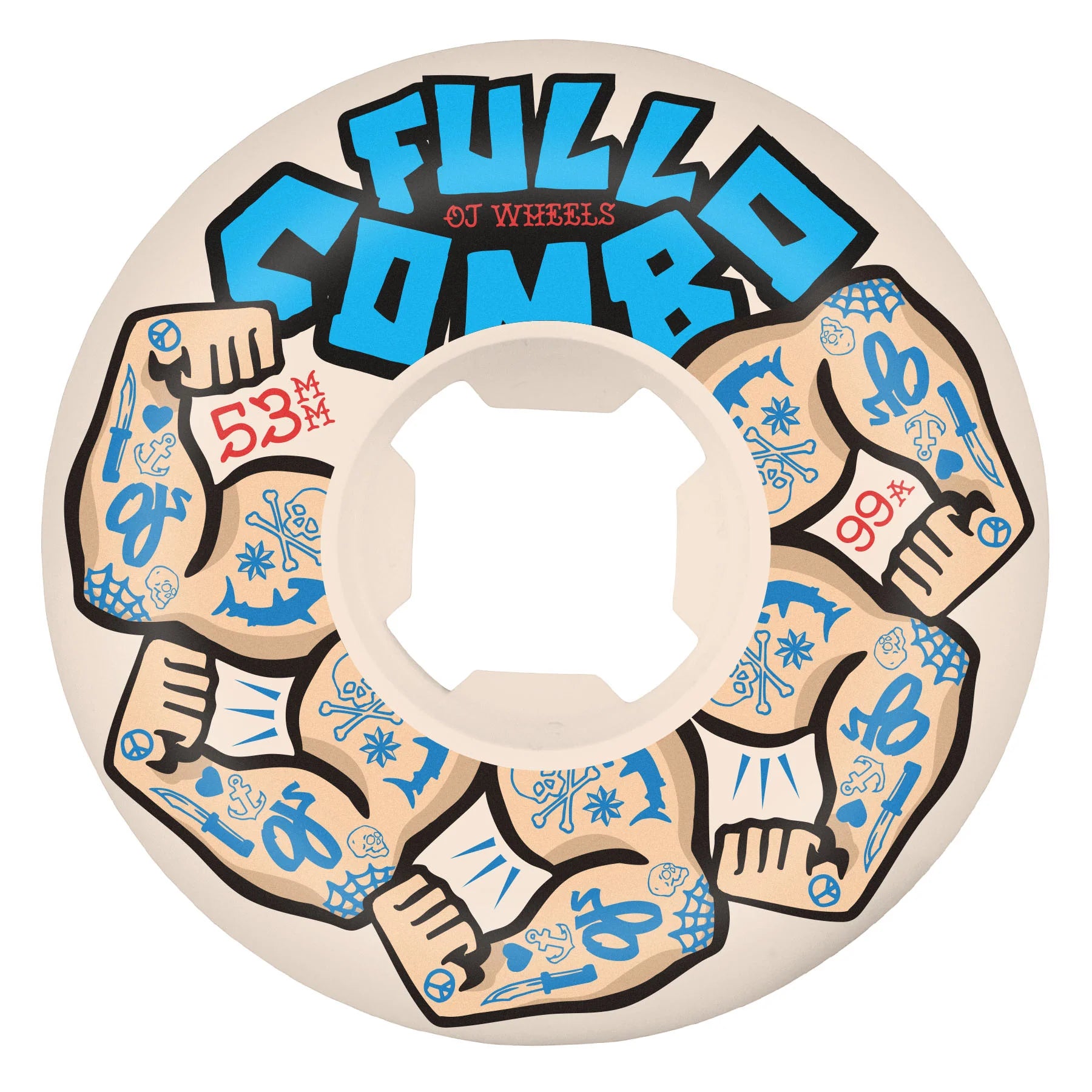 OJ - Team Elite Full Combo 99a Wheels (53mm/59mm)