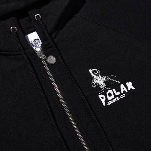 Polar - Default Zip Reaper Hoodie (Black) *SALE