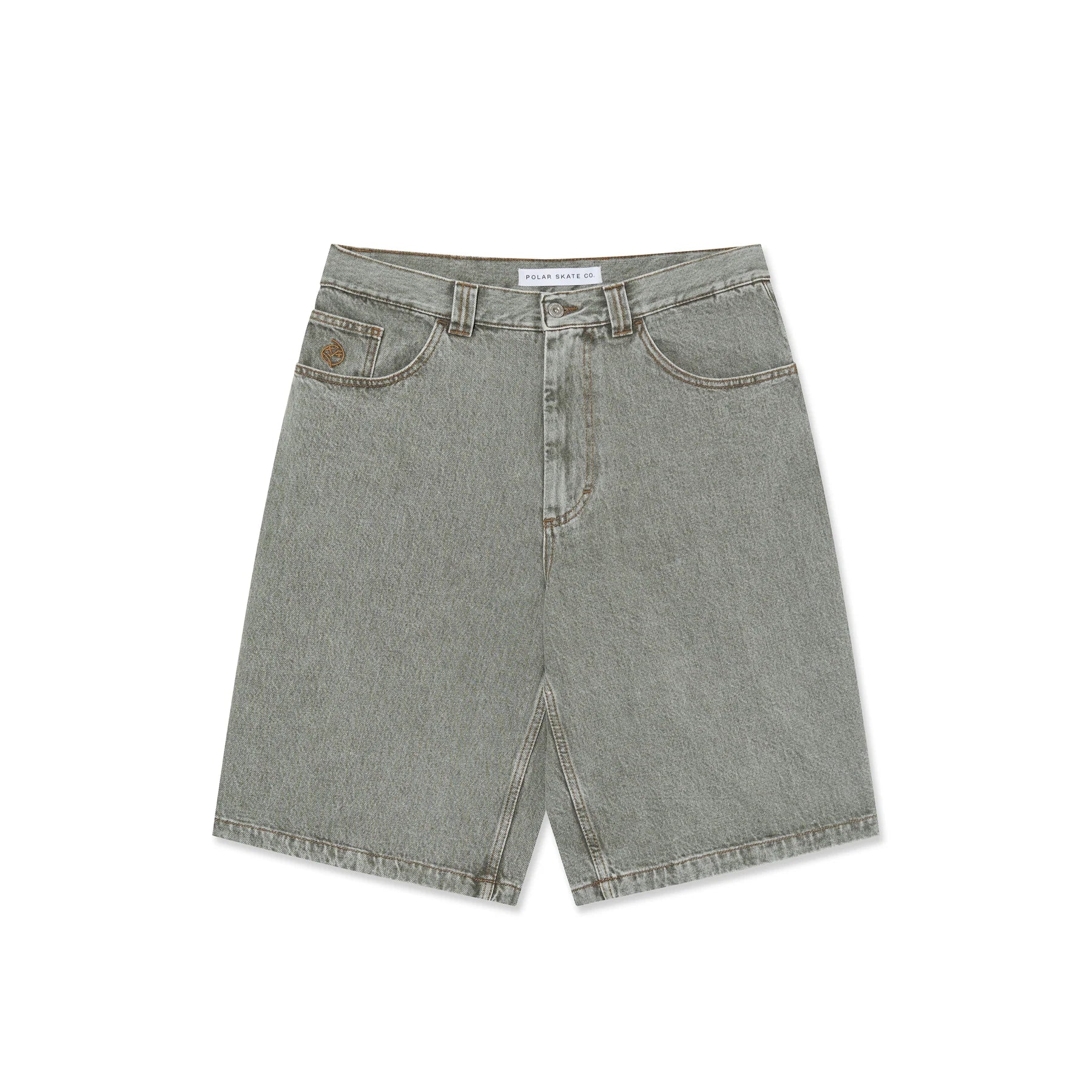 polar skate co bigboy shorts washedblack Polar - Big Boy Shorts 