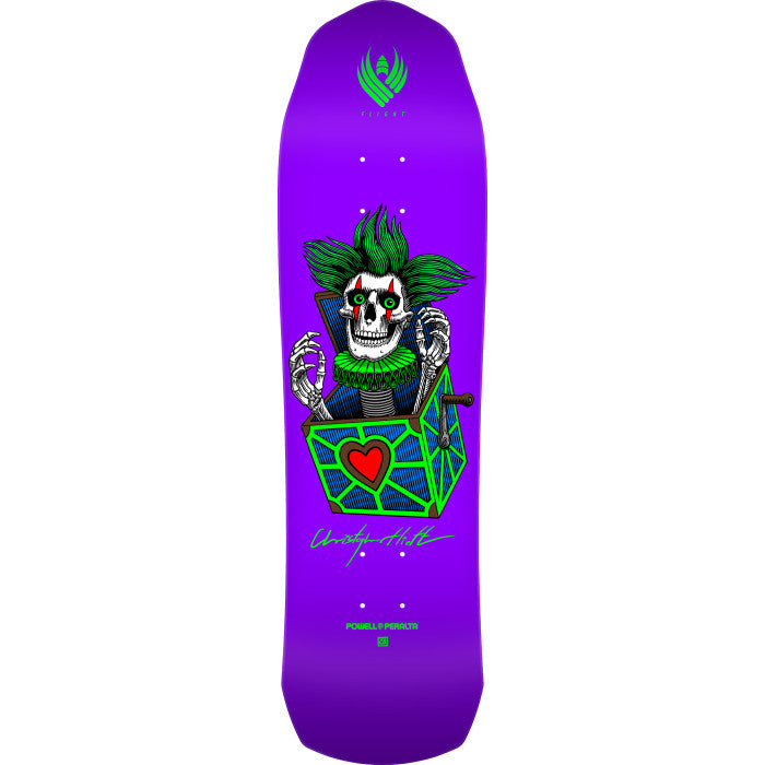 Powell - Chris Hiett Skull Purple Flight Deck (8.5")