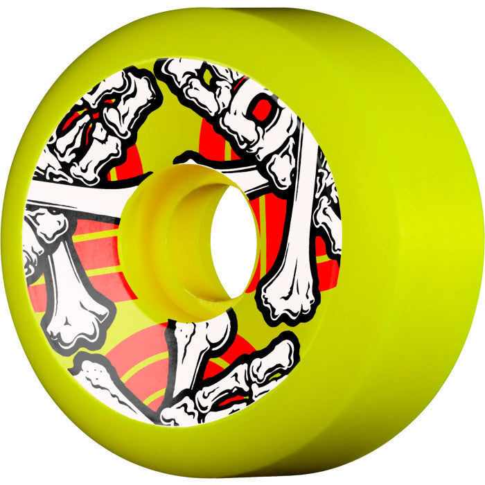 Powell - Cross Bones 97a Yellow Wheel (64mm)