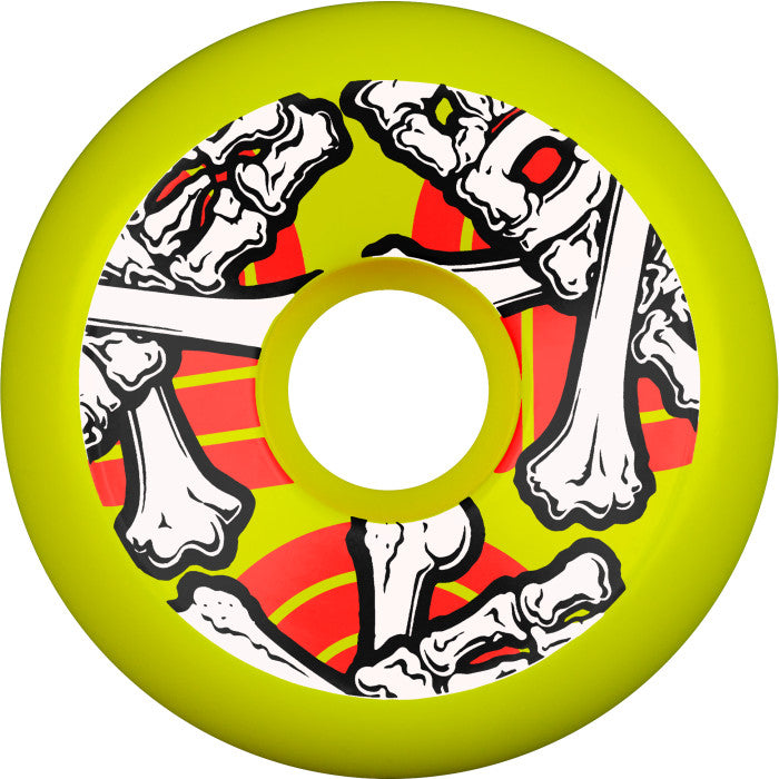 Powell - Cross Bones 97a Yellow Wheel (64mm)