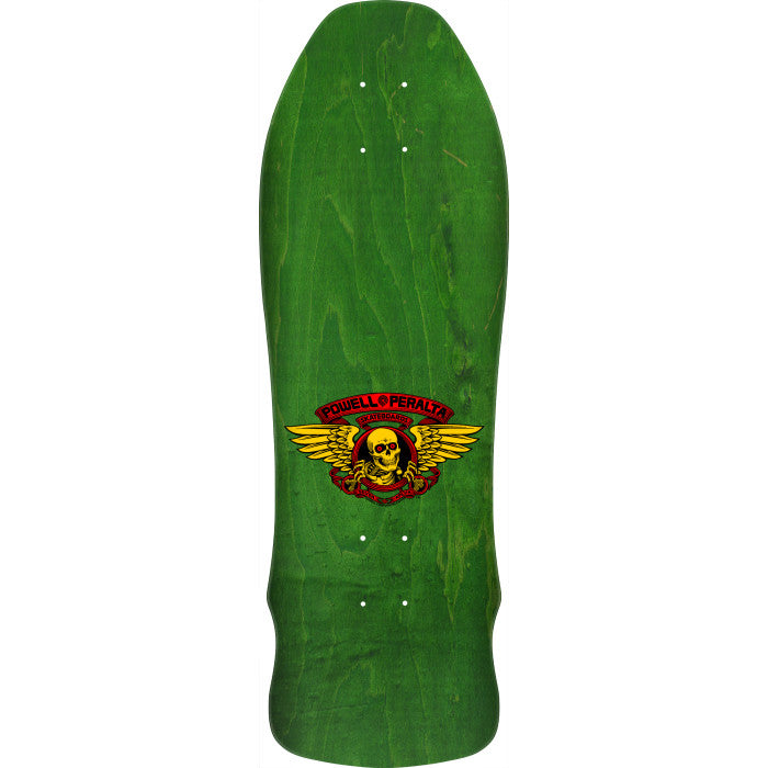 Powell - Geegah Skull & Sword Reissue Green Stain Deck (9.75")