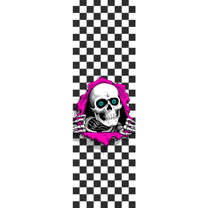 Powell - Ripper White Checker Griptape